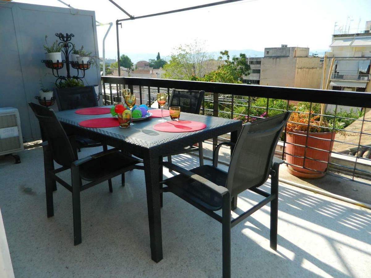 So Athens - Charming 1Bd Flat, Large Terrace, Acropolis View Lejlighed Eksteriør billede